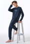 Pajamas long midnight blue - Nightwear