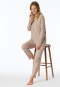 Pajamas long ecru printed - selected! premium