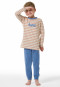 Long pyjamas striping happy cream - Natural Love