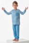 Schlafanzug lang Ringel hellblau - Boys World