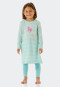 Pyjama long rayures cheval turquoise - Original Classics