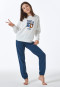 Pajamas long Sweatwear cuffs wild off-white - Nightwear