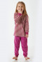 Pyjama long velours bords-côtes rayures baies - Cat Zoe