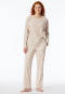 Schlafanzug lang wärmend beige - Selected Premium Warming