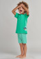 Pyjama 3 pièces ballon de foot rayures vert/bleu foncé - Boys World