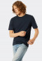 Shirt korte mouwen donkerblauw - Revival Hannes