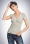 Shirt kurzarm grau meliert - Revival Agathe