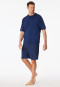 Shirt short sleeve heavy single jersey oversized navy - Mix+Relax