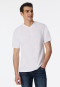 Shirt kurzarm Jersey 2er-Pack V-Ausschnitt weiß - American T-Shirt