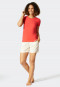 Short-sleeved shirt modal coral - Mix & Relax
