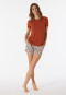T-shirt manches manches courtes en modal whisky - Mix+Relax