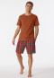 Shirt korte mouwen biologisch katoen whisky - Mix+Relax