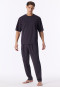 Oversized shirt met korte mouwen, grafiet - Mix+ Relax