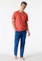 Shirt kurzarm rundhals grapefruit - Mix & Relax Cotton