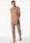 Shirt korte mouw kwaliteit nougat - Mix+ Relax