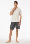 Shirt kurzarm Sweat-Qualität off-white - Mix+Relax