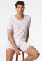 Shirt kurzarm V-Ausschnitt weiß - Premium Cotton