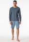 Maglietta manica lunga blu denim - Mix+ Relax