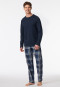 Shirt long-sleeve midnight blue - Mix+Relax