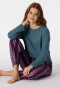 Shirt long-sleeved petrol blue - Mix & Relax