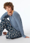 Shirt langarm rundhals blaugrau - Mix+Relax