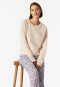 Shirt langarm rundhals champagner - Mix+Relax