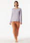 Shirt langarm rundhals veilchen - Mix+Relax