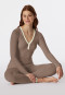 Shirt langarm taupe - Revival Agathe