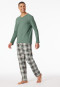 Shirt lange mouwen V-hals groen - Mix+ Relax
