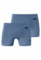 2-pack shorts with construction site print denim blue - Fine Rib