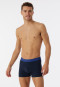 Boxer briefs 3-pack organic cotton woven elastic waistband multicolored - 95/5