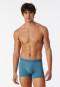 Boxer briefs micro fabric patterned petrol/dark blue - Pure Micro