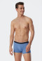 Shorts Modal gestreift aqua/weiß - Duality Function