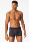 Shorts Organic Cotton patterned red-brown - Comfort Fit