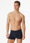 Shorts biologisch katoen biezen blauw-gemêleerd - Comfort Fit