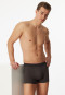 Boxer briefs stretch organic cotton patterned anthracite - 95/5