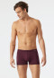 Shorts Tencel Nadelzugmuster burgund - selected! premium inspiration