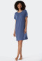 Sleep shirt short-sleeved Tencel oversized batwing sleeves blue - selected! premium inspiration