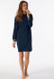 Slaapshirt lange mouwen oversized modal nachtblauw - Modern Nightwear