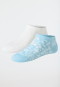 Stay-fresh sneaker socks 2-pack flowers cream/ light blue - Fashion