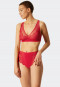 Soutien-gorge soft sans armatures et coussinets dentelle rouge - Feminine Lace