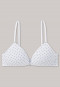 Soft bra, white-black spotted - Original Classics