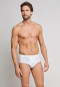 Slip sportivo a doppia costa con patta 2 pezzi bianco - Essential