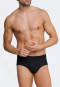 Sport briefs with fly, 2-pack, black - Authentic