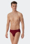 Confezione da 2 slip supermini in Tactel® con fantasia in tinta unita, blu scuro/rosso - selected! premium inspiration