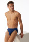 Slip coton bio à motif bleu marine - 95/5