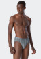 Slip supermini coton bio rayé multicolore - Fashion Daywear