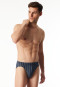 Slip supermini bleu foncé rayé - Long Life Soft