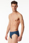 Supermini briefs Organic Cotton patterned blue - 95/5