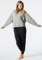 Maglia a maniche lunghe color grigio screziato - Revival Lena